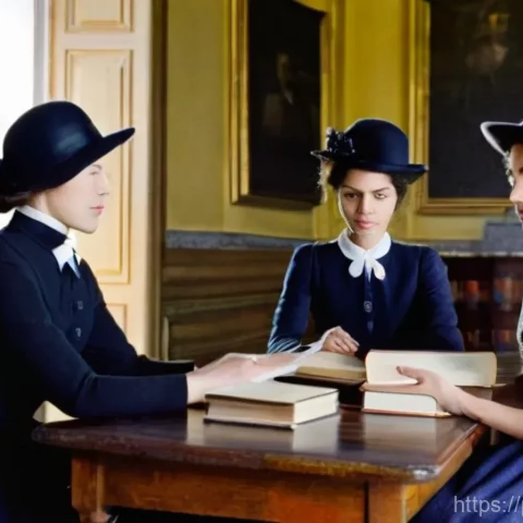 20세기 여성 운동과 참정권 - **Prompt Title: The Dawn of Feminism in Portugal - Early 20th Century Intellectual Gathering**

    ...