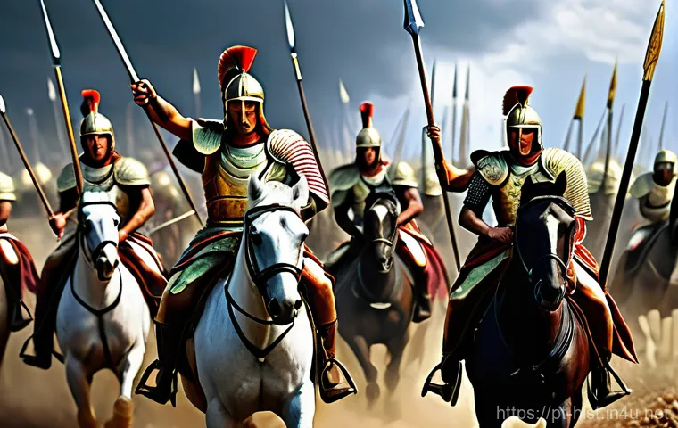 마케도니아 왕국과 알렉산드로스 대왕 - **Prompt:** "A majestic scene depicting the young Alexander the Great, around 16 years old, engaged ... 마케도니아 왕국과 알렉산드로스 대왕 - **Prompt:** "A majestic scene depicting the young Alexander the Great, around 16 years old, engaged ...